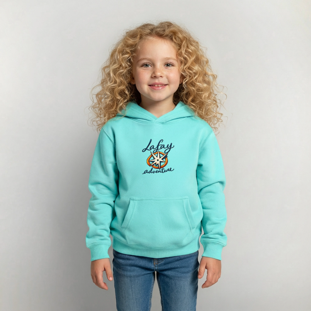 Sweat à capuche Enfant - menthe poivrée