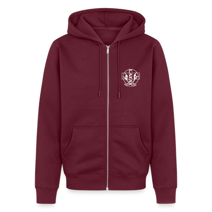 Veste à capuche Premium Homme - bourgogne
