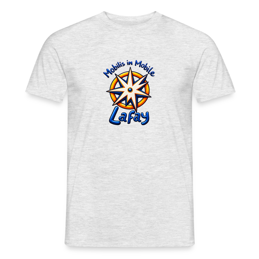 T-shirt Homme - gris chiné