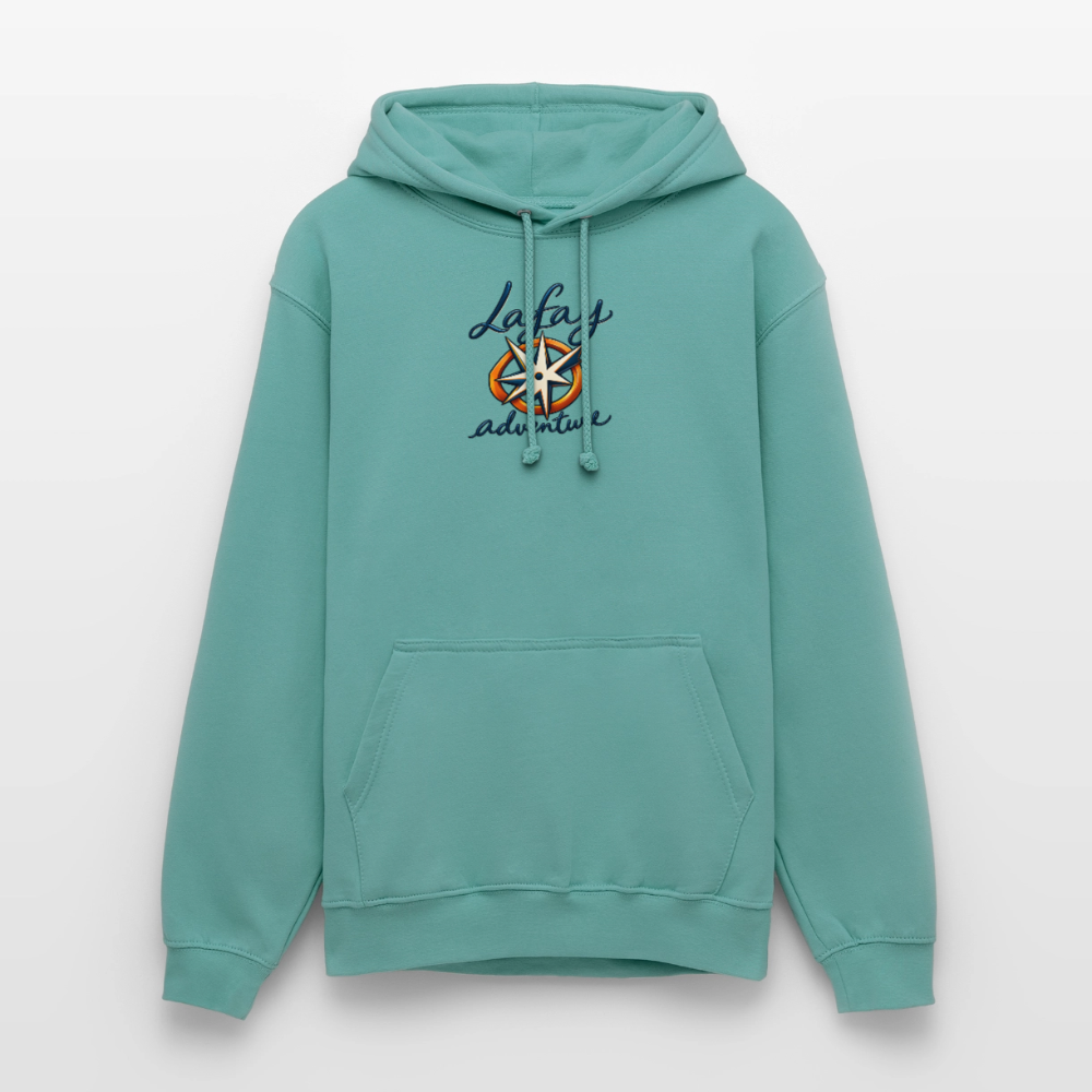 Sweat-shirt à capuche unisexe - turquoise pastel