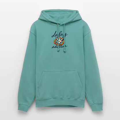Sweat-shirt à capuche unisexe - turquoise pastel