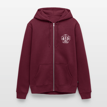 Veste à capuche Premium Homme - bourgogne