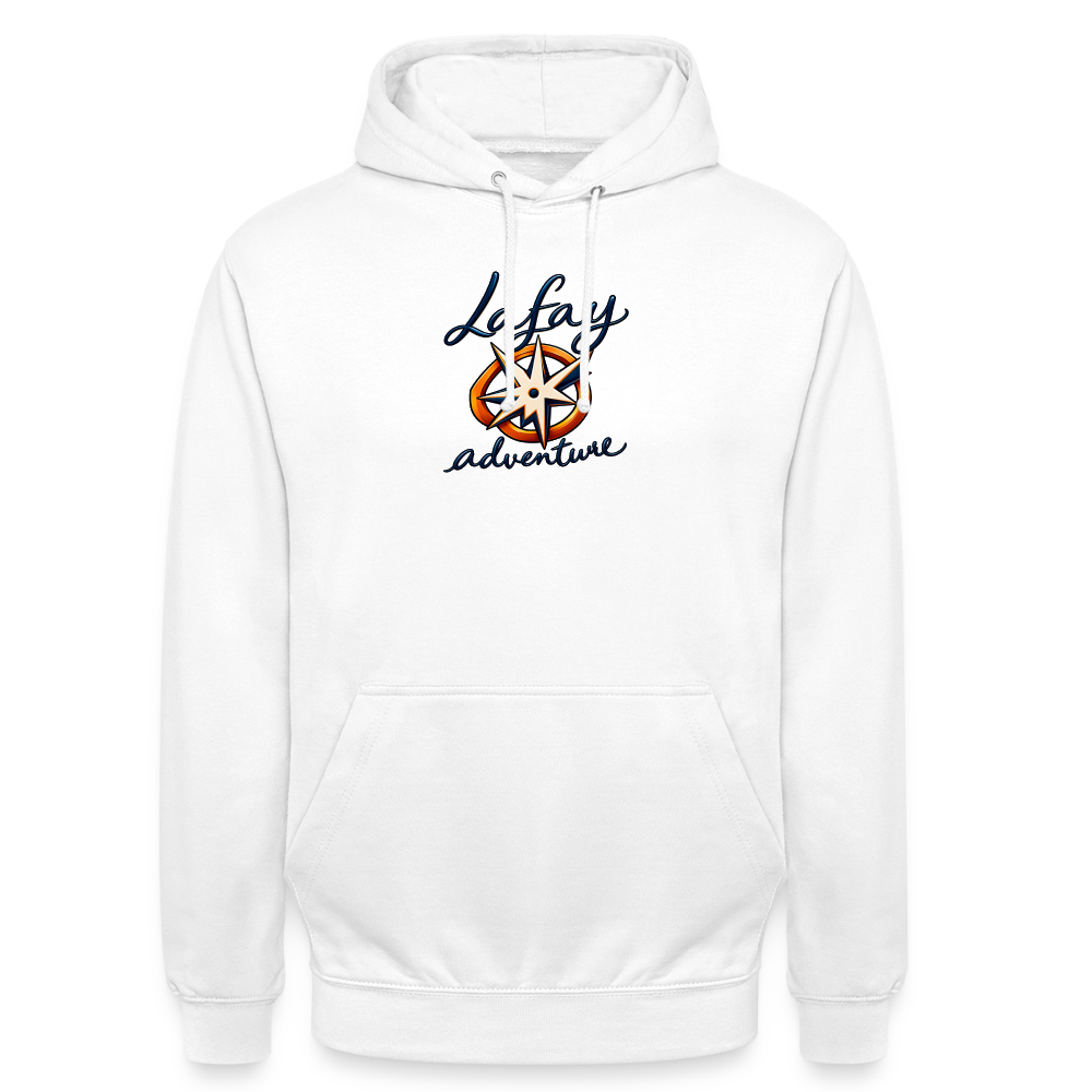 Sweat-shirt à capuche unisexe - blanc