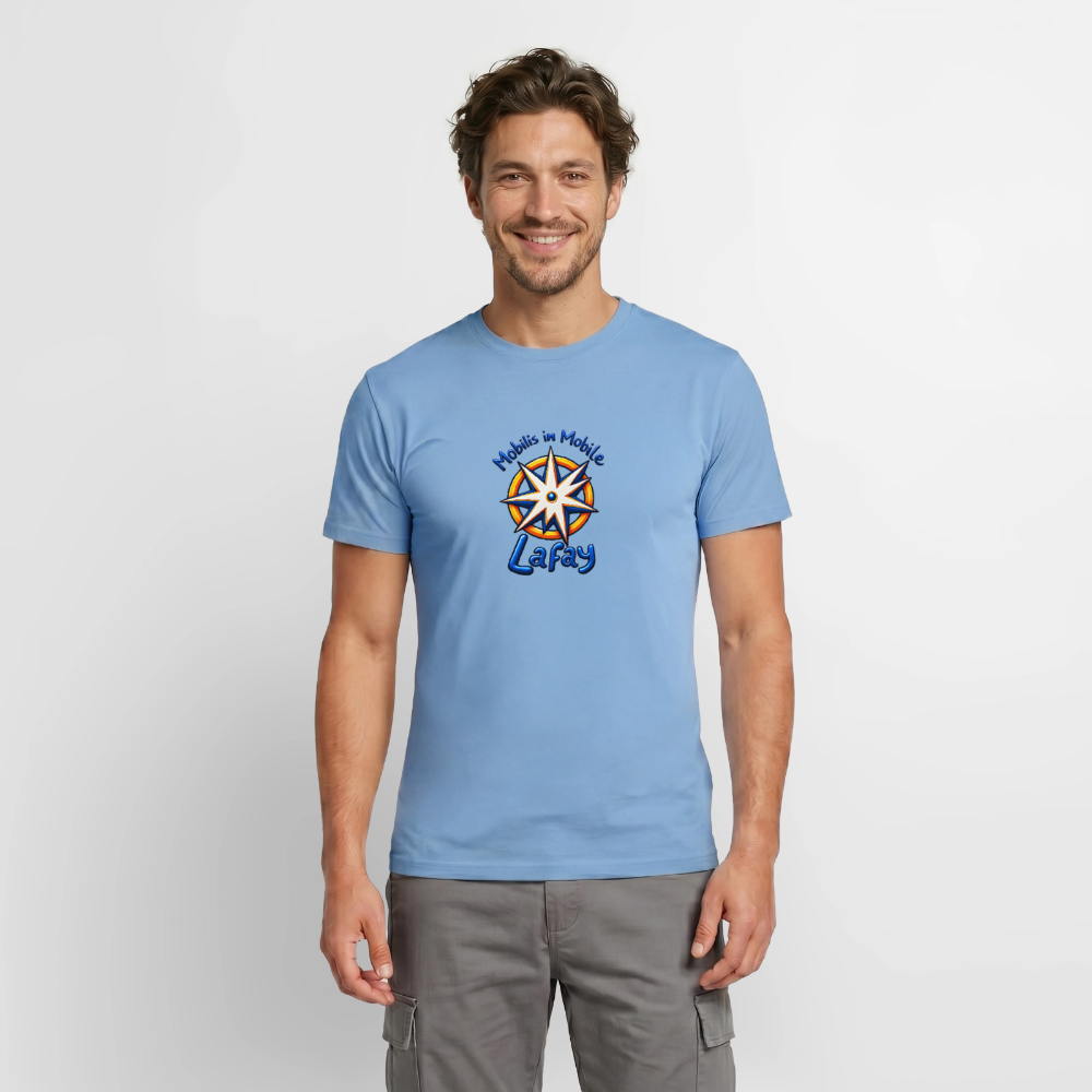 T-shirt Homme - carolina blue