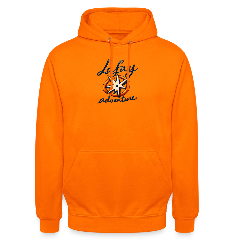 Sweat-shirt à capuche unisexe - orange