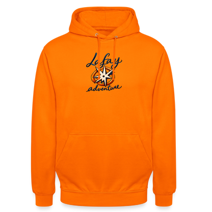 Sweat-shirt à capuche unisexe - orange