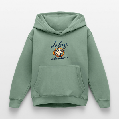 Sweat à capuche Enfant - vert-de-gris