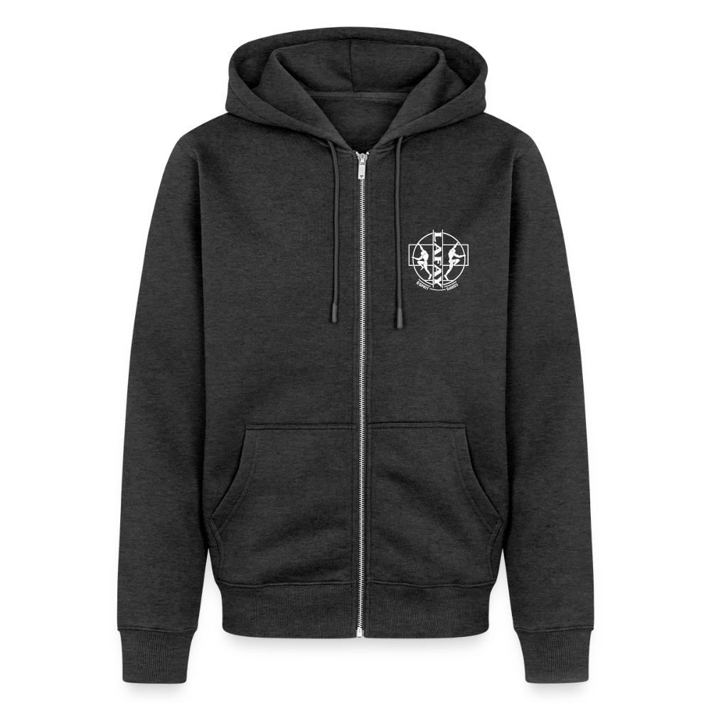 Veste à capuche Premium Homme - anthracite chiné