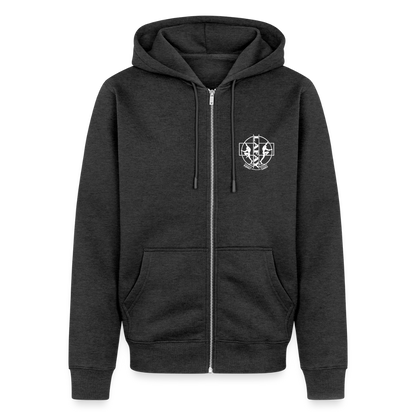 Veste à capuche Premium Homme - anthracite chiné