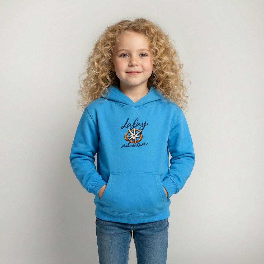 Sweat à capuche Enfant - bleu mer