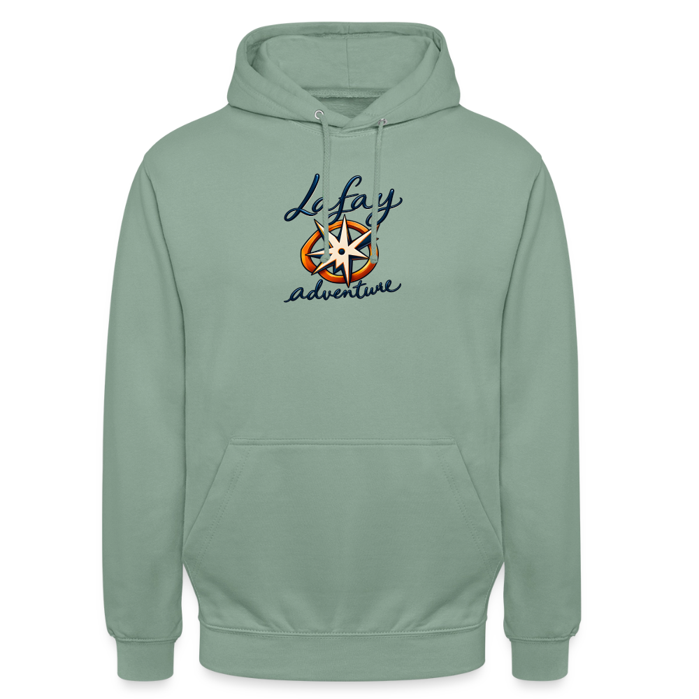 Sweat-shirt à capuche unisexe - vert-de-gris