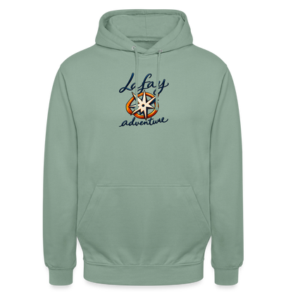Sweat-shirt à capuche unisexe - vert-de-gris