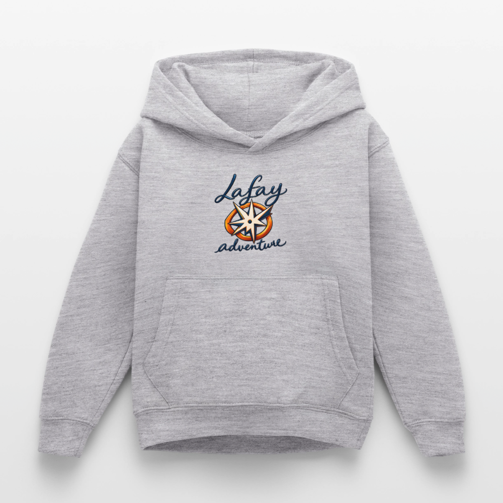 Sweat à capuche Enfant - gris clair chiné