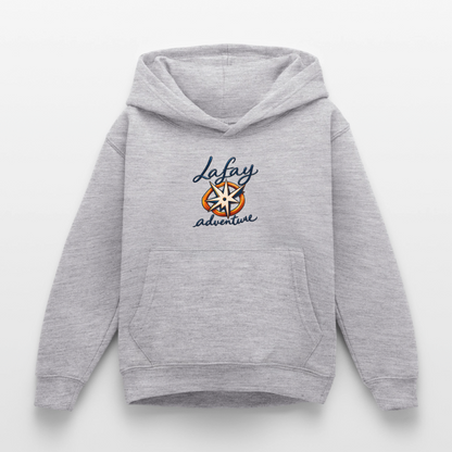 Sweat à capuche Enfant - gris clair chiné