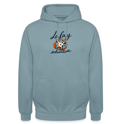 Sweat-shirt à capuche unisexe - bleu fumée