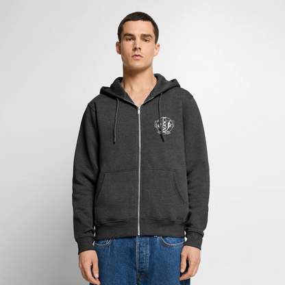 Veste à capuche Premium Homme - anthracite chiné