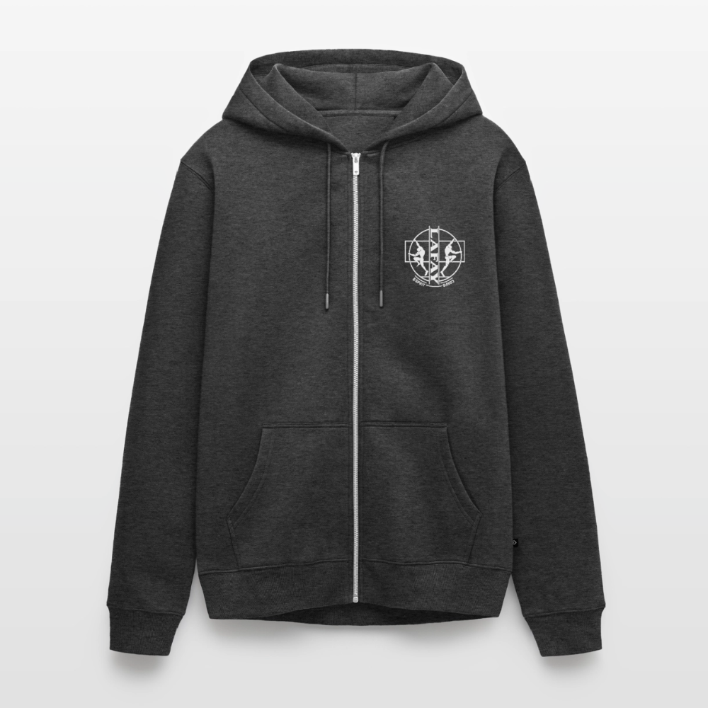 Veste à capuche Premium Homme - anthracite chiné