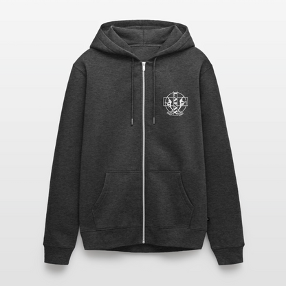 Veste à capuche Premium Homme - anthracite chiné