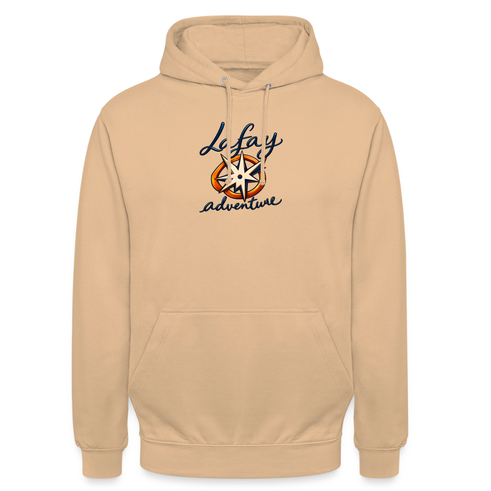 Sweat-shirt à capuche unisexe - pêche