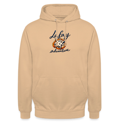 Sweat-shirt à capuche unisexe - pêche