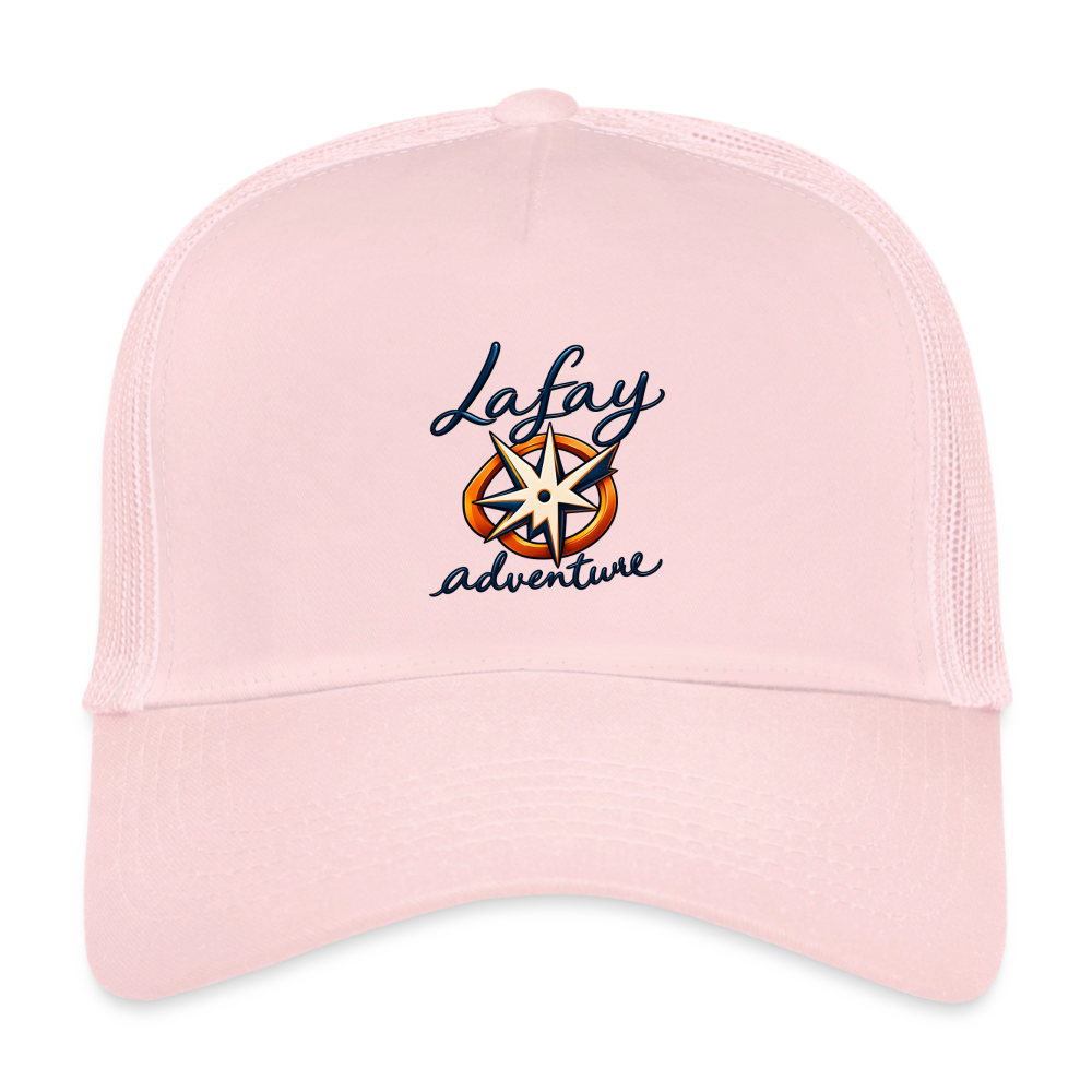Casquette trucker enfant - rose pâle