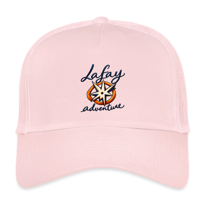Casquette trucker enfant - rose pâle