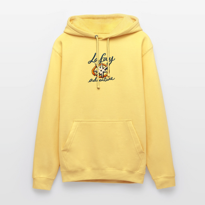 Sweat-shirt à capuche unisexe - jaune citron