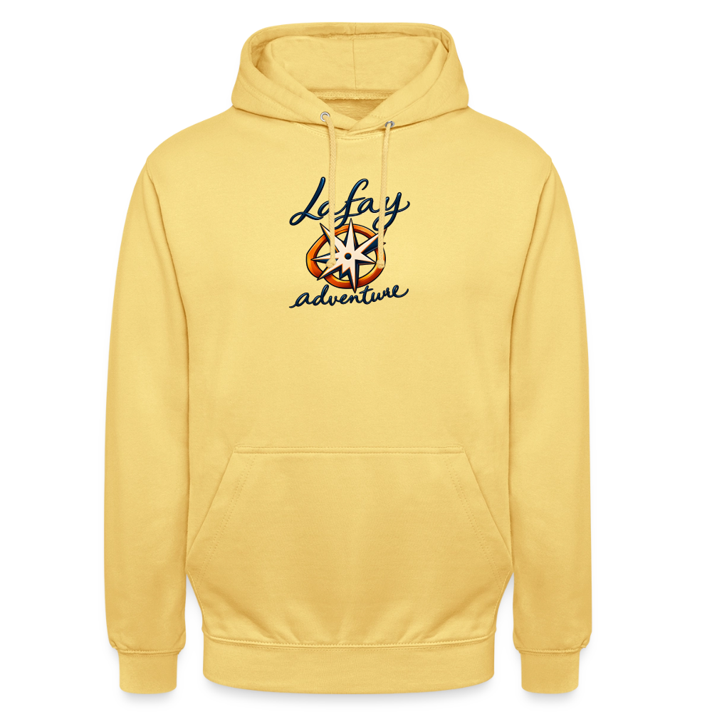 Sweat-shirt à capuche unisexe - jaune citron