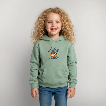 Sweat à capuche Enfant - vert-de-gris