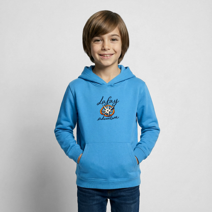 Sweat à capuche Enfant - bleu mer
