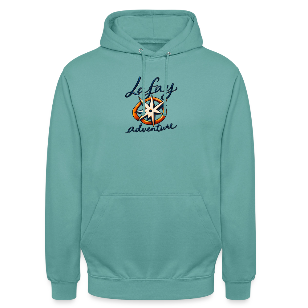 Sweat-shirt à capuche unisexe - turquoise pastel