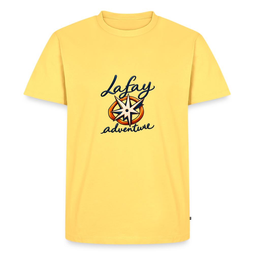 T-shirt Premium Homme - jaune pastel
