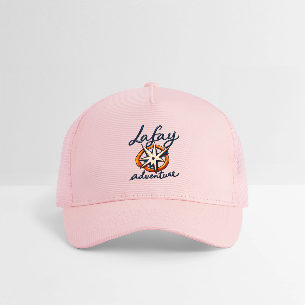 Casquette trucker enfant - rose pâle