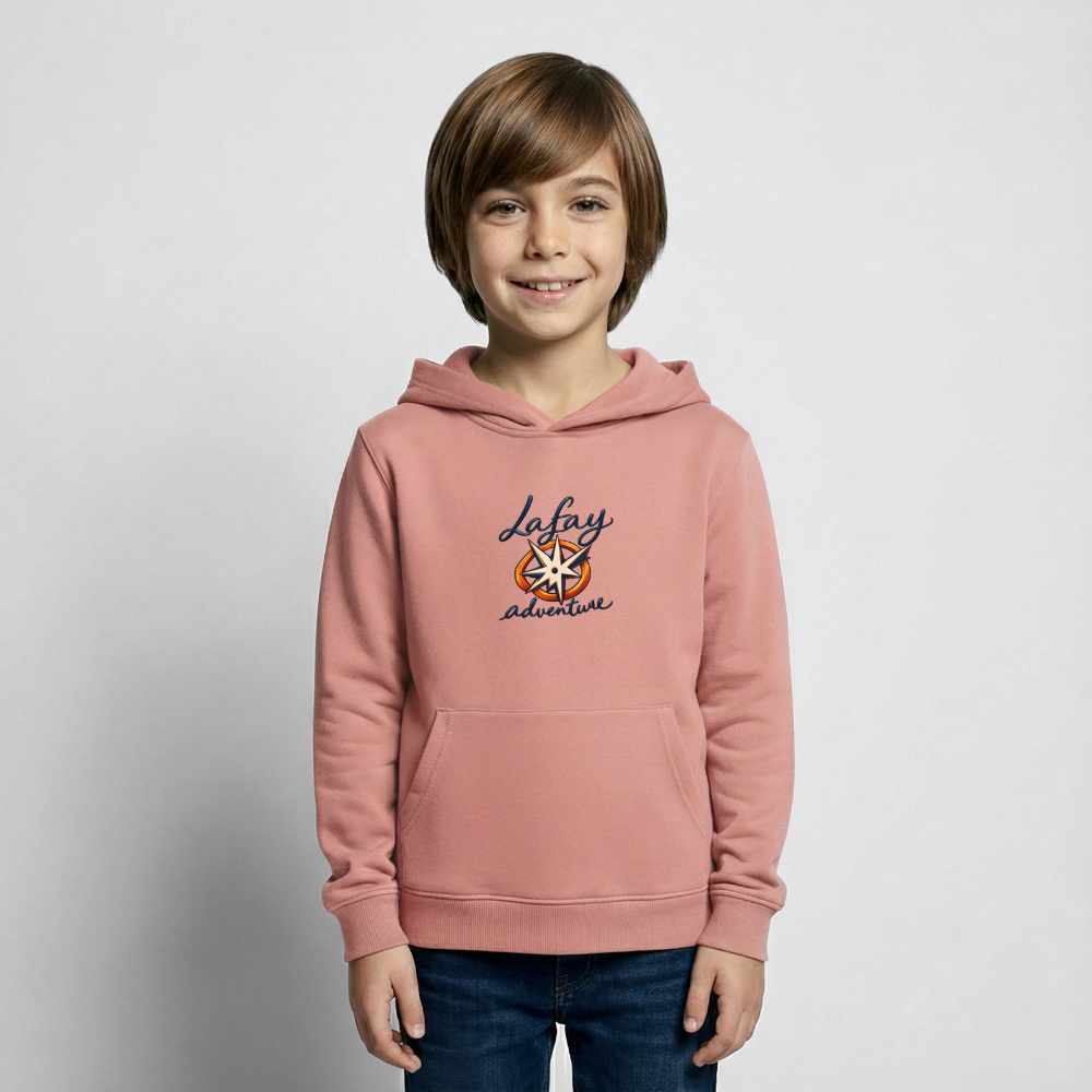Sweat à capuche Enfant - rose poudré