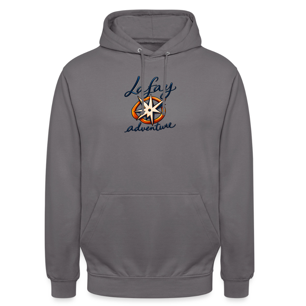 Sweat-shirt à capuche unisexe - gris éléphant