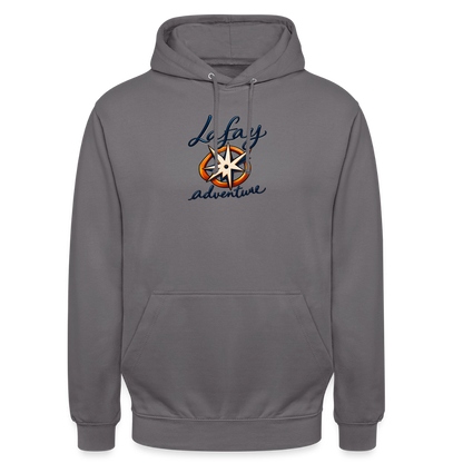 Sweat-shirt à capuche unisexe - gris éléphant