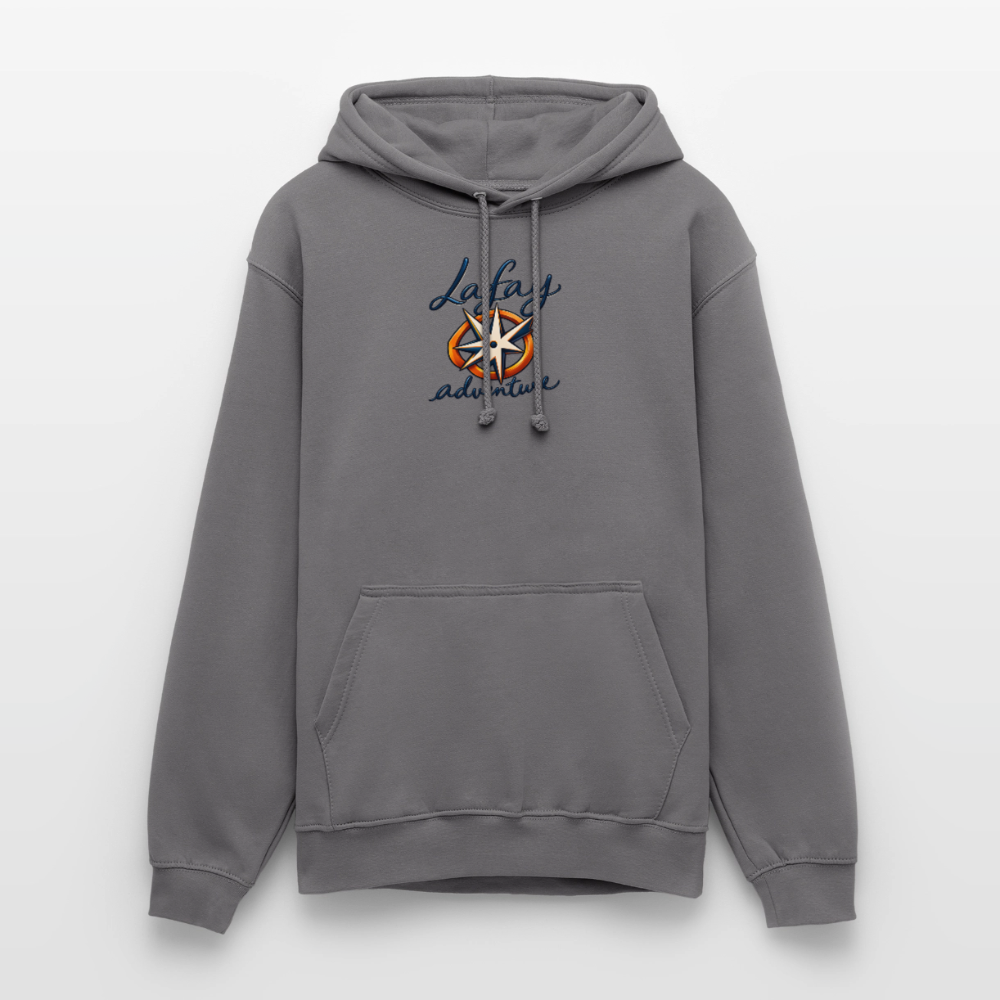 Sweat-shirt à capuche unisexe - gris éléphant