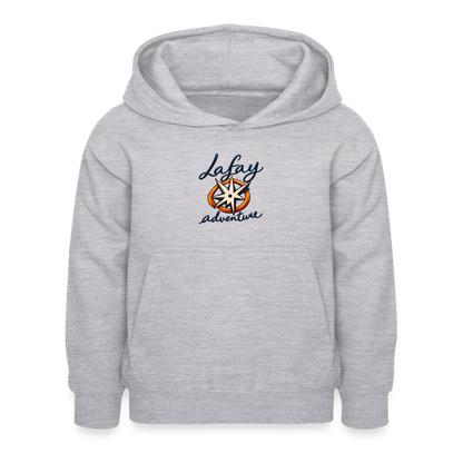 Sweat à capuche Enfant - gris clair chiné