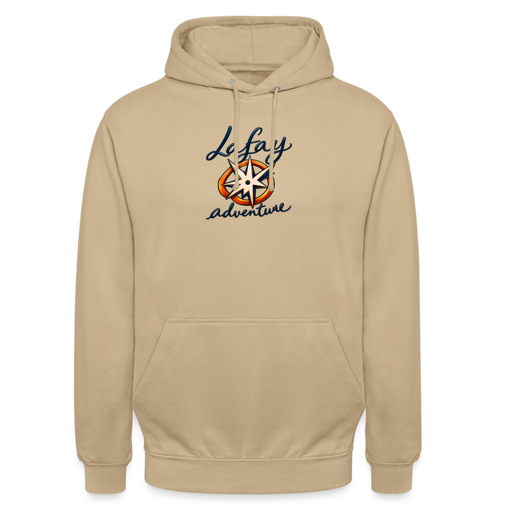 Sweat-shirt à capuche unisexe - beige