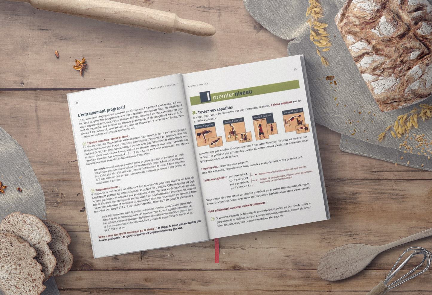 Méthode de musculation: 110 exercices sans matériel LIVRE