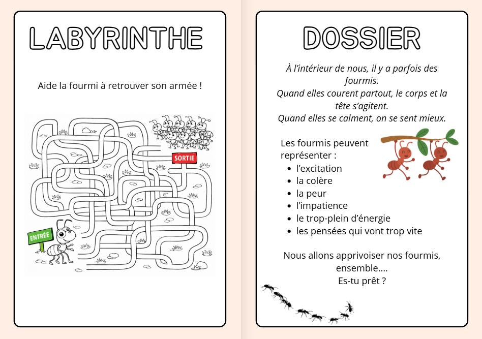 Lorsque l'enfant s'apaise KIT CREATIF & PEDAGOGIQUE